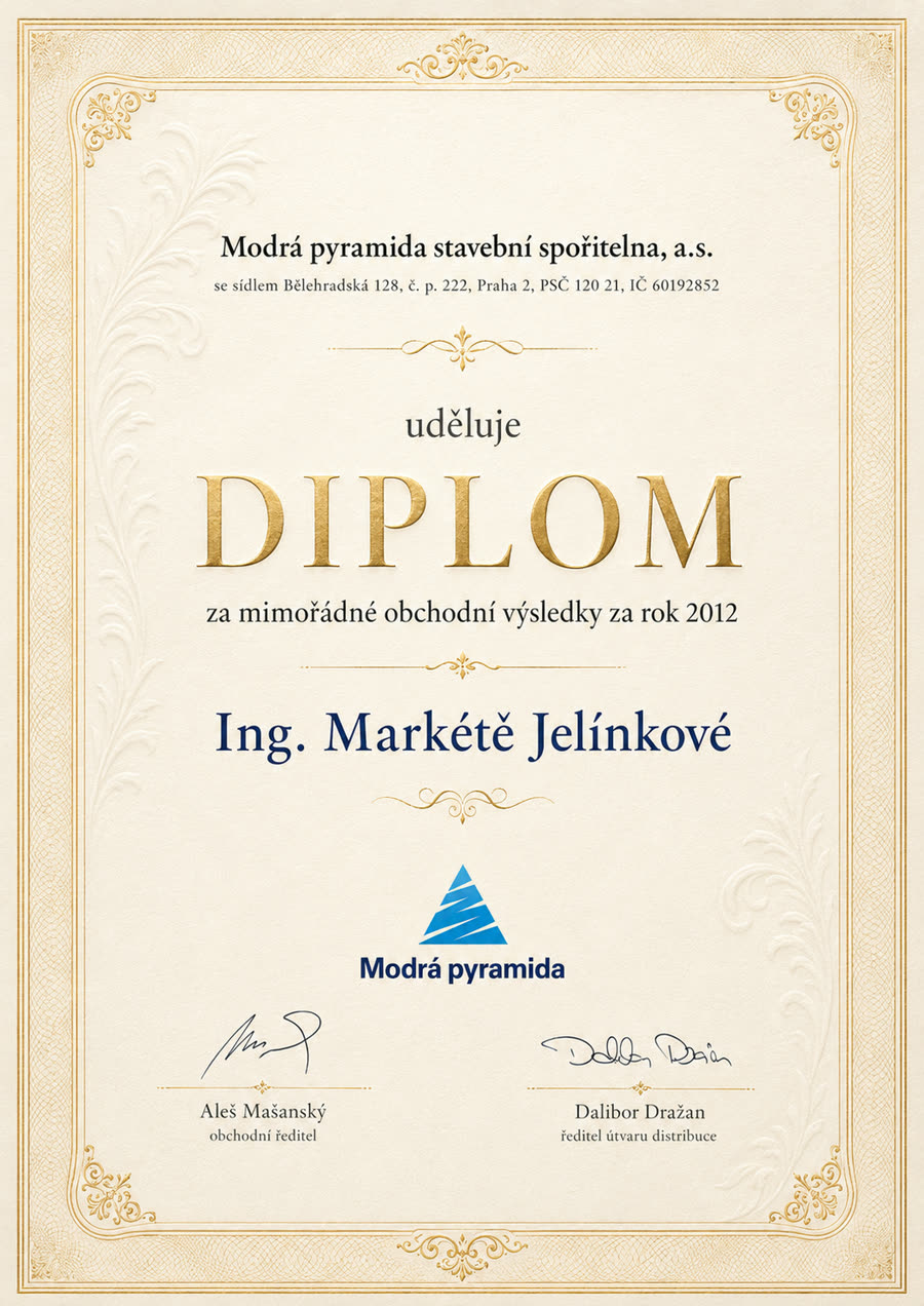 Certifikát 3